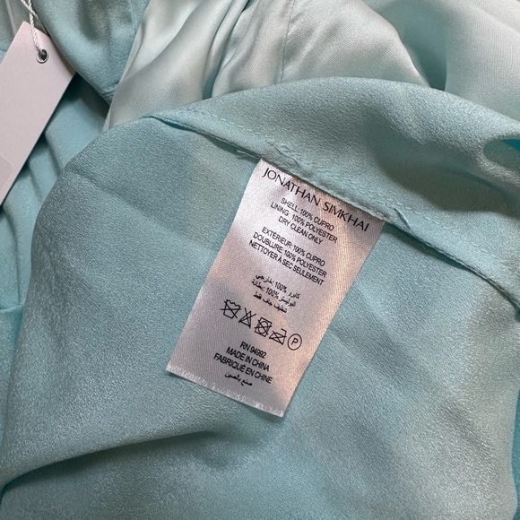 Jonathan Simkhai Light Blue Mini Dress - Picture 6 of 7